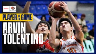 PBA Player of the Game Highlights: Arvin Tolentino steadies NorthPort ship against Blackwater