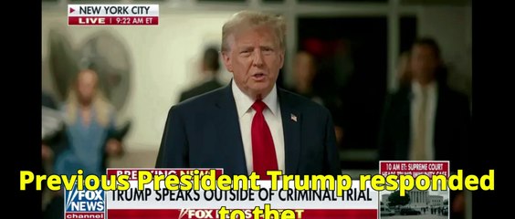 Trump says it was 'made clear' that a president 'has to have immunity,' during 'monumental' SCOTUS arguments