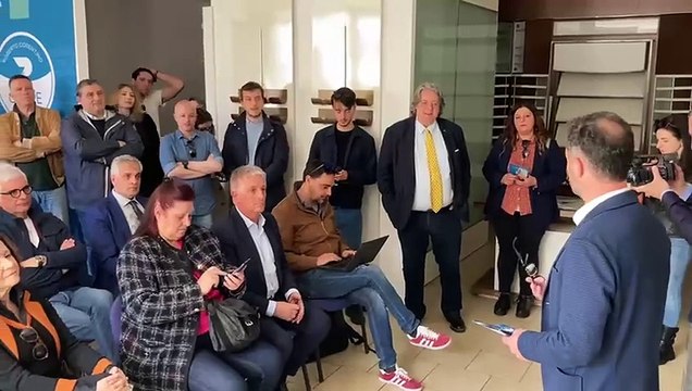 Presentazione candidato a sindaco del centro destra a Vibo, Roberto Cosentino
