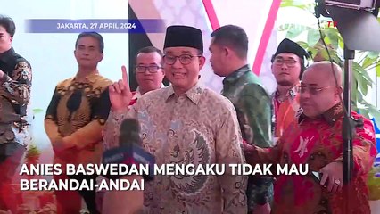 Anies Tak Mau Berandai-andai soal Kursi Menteri di Kabinet Prabowo-Gibran