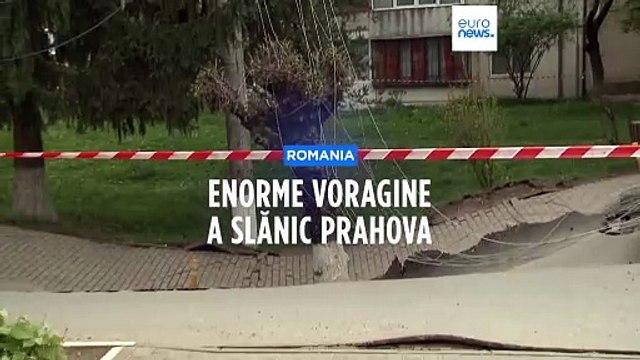 Romania: enorme voragine a Slănic Prahova, evacuate oltre 40 persone