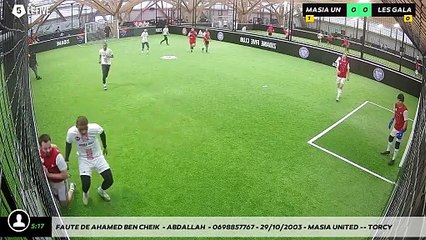 Faute de Ahamed ben cheik  - Abdallah  - 0698857767 - 29/10/2003 - Masia united -- Torcy
