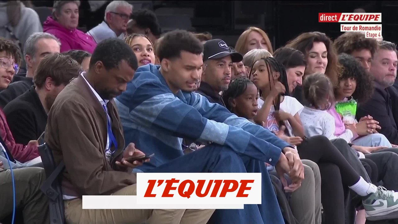 Wembanyama présent à l'Accor Arena - Basket - C...