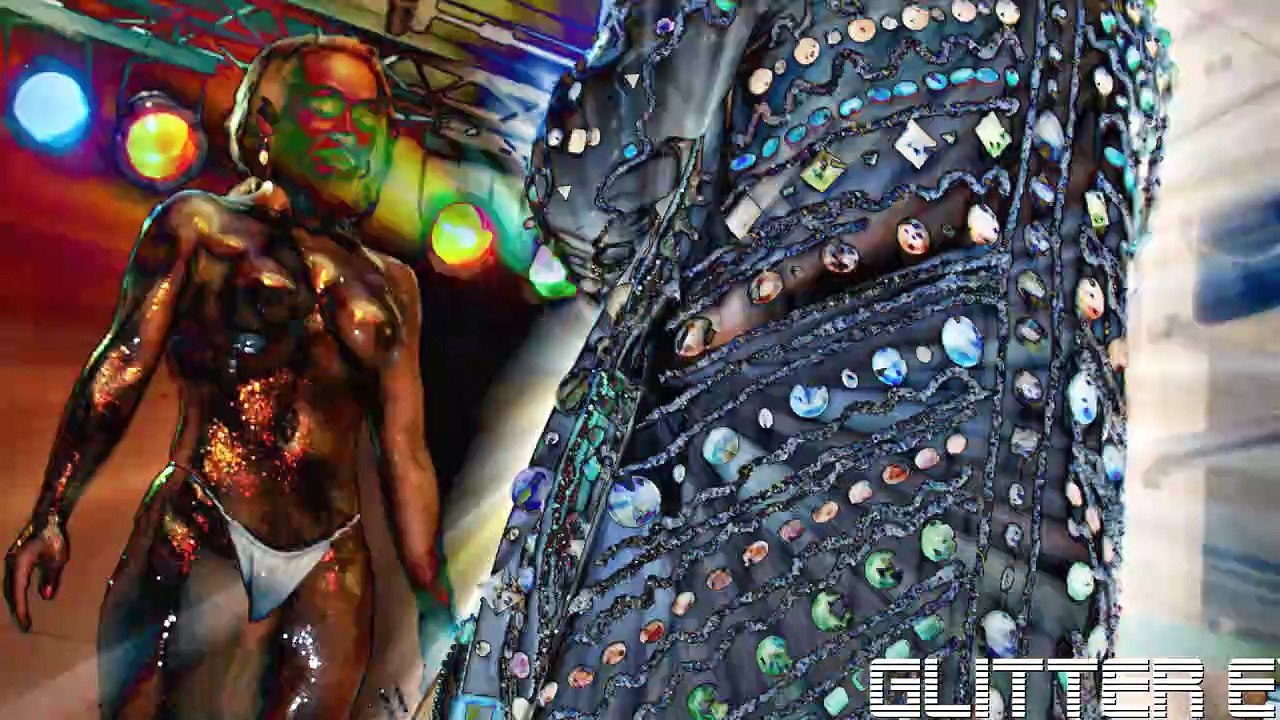 Michael The GlitterKing - Body Painting with a Girls from Brazil