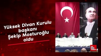 Fenerbahçe'de yeni Yüksek Divan Kurulu başkanı Şekip Mosturoğlu oldu