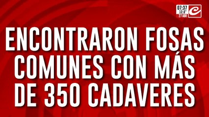 Horror en Gaza: encontraron fosas comunes con más de 350 cadáveres