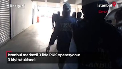 Download Video: İstanbul merkezli 3 ilde PKK operasyonu: 3 kişi tutuklandı