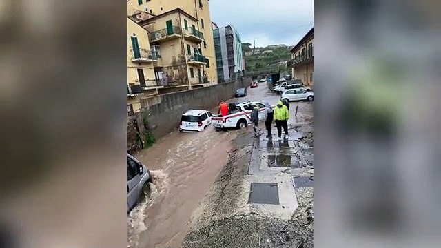 Forti piogge sull'isola d'Elba: completamente allagata Rio Marina