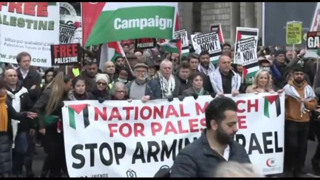 A Londra proteste di piazza per chiedere il cessate il fuoco a Gaza