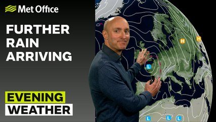 Met Office Evening Weather Forecast 27/04/24 - Rain for most overnight