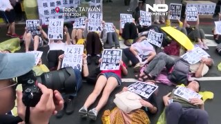 WATCH: Protesters in Taiwan demand closure of nuclear power plants