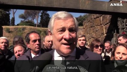 25 aprile, Tajani: "Onoriamo i caduti per la liberta' e la Patria"