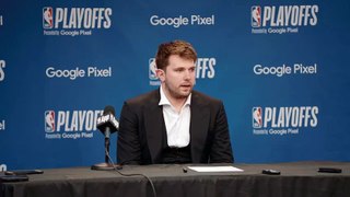 Dallas Mavericks' Luka Doncic on Game 3 Win Over LA Clippers, Knee Injury