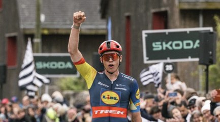 Cyclisme - Tour de Bretagne 2024 - Jakob Söderqvist la 3e étape à Guérande, Alexis Guérin piégé