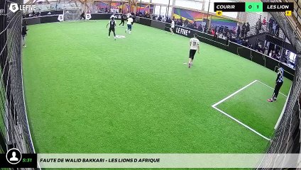 Faute de Walid Bakkari - Les Lions d'Afrique