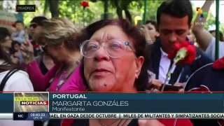 Portugal celebró los 50 años la Revolución de los Claveles