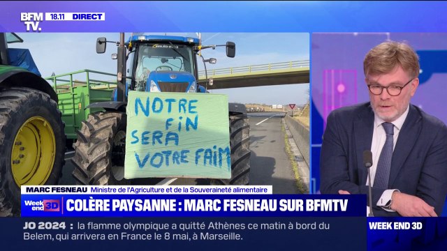 Mesures pour l'agriculture: On a essayé de travailler dans l'urgence, sur les besoins urgents , affirme Marc Fesneau