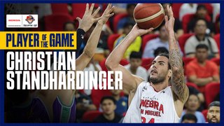 PBA Player of the Game Highlights: Christian Standhardinger flirts with triple double as Ginebra downs Converge
