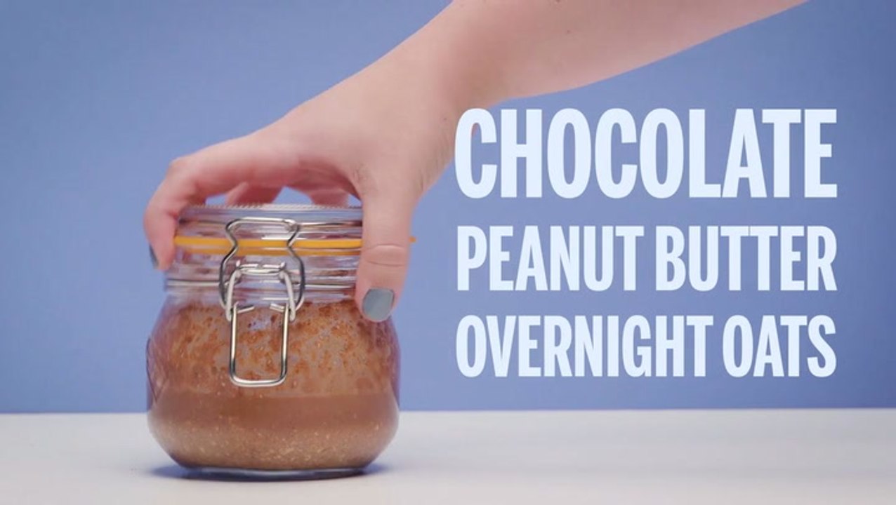 Chocolate Peanut Butter Overnight Oats | Recipe - video Dailymotion