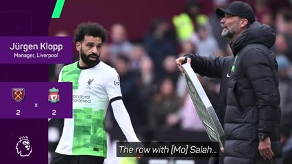 Klopp dismisses shock Salah bust-up