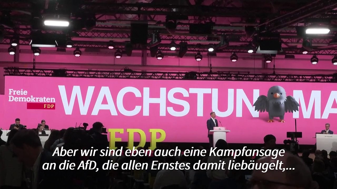 Lindner: 'Wir sind eine Kampfansage an die AfD'