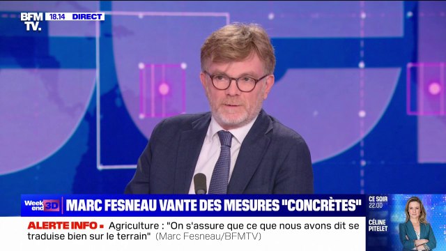 Mesures pour l'agriculture: On a fait en quelques semaines ce qui était attendu parfois depuis des dizaines d'années , affirme Marc Fesneau