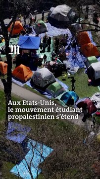 Aux Etats-Unis, le mouvement étudiant contre la guerre à Gaza gagne de plus en plus d’universités