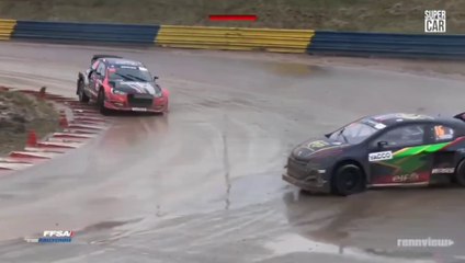 Rallycross France 2024 Lessay Q2 Febreau Nice Slide