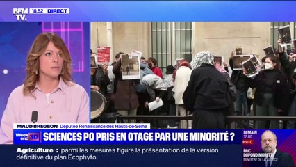 Accord de la direction de Sciences-Po avec les étudiants pro-Palestine: Maud Bregeon (Renaissance) dénonce "une capitulation, une soumission"