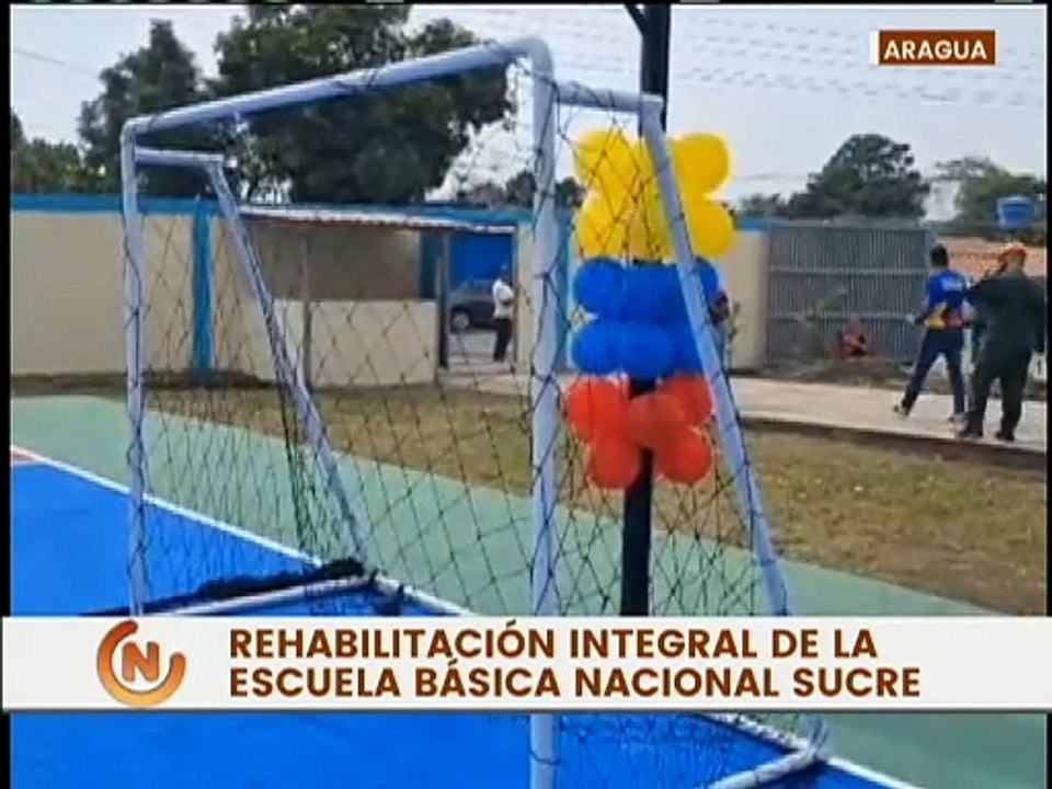 Aragua | Bricomiles recupera infraestructura de la Escuela Básica Nacional Sucre