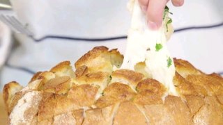 Cheese and Garlic Pull Apart Loaf | Recipe