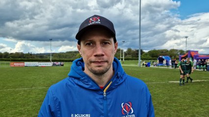 Download Video: Ulster Juniors backs coach, Richard McCarter delighted with opening round win at Judges Road