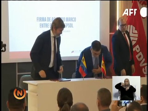 Venezuela y Repsol firman nuevos acuerdos para el desarrollo integral de los campos petroleros