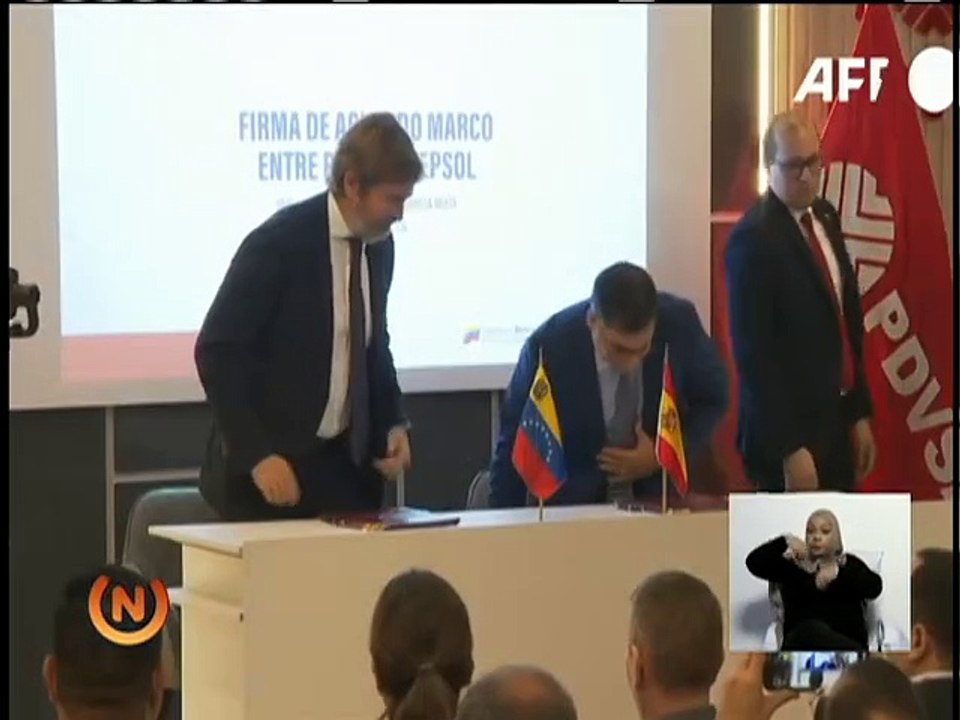 Venezuela y Repsol firman nuevos acuerdos para el desarrollo integral de los campos petroleros