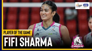 PVL Player of the Game Highlights: Fifi Sharma leads Akari in romp over Strong Group on birthday