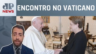 Dilma Rousseff discute combate à fome e desigualdades com papa Francisco