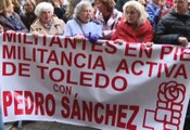 De la exaltada Montero a los militantes más llamativos: los momentos más locos de la concentración en Ferraz
