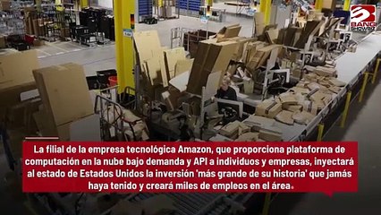 Invertirá Amazon 11 mil millones de dólares en Indiana a través de AWS