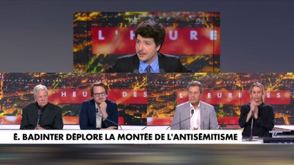 Débat en plateau sur les propos d'Élisabeth Badinter qui déplore la montée de l'antisémitisme