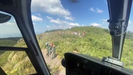 Homem com asma é resgatado após passar mal no Morro do Canal