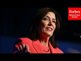New York Governor Kathy Hochul Delivers Remarks At Back To Basics Reading Event