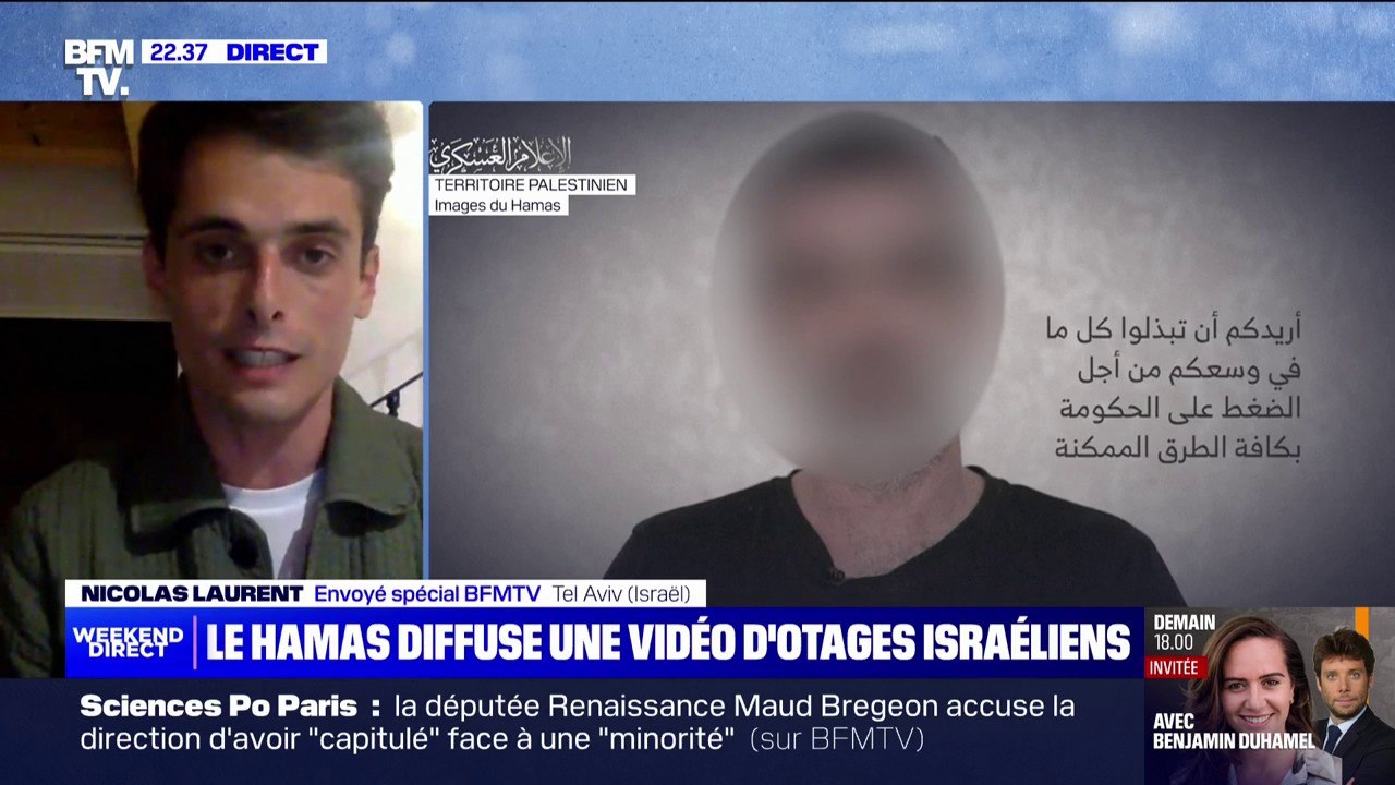 Le Hamas diffuse une vidéo avec deux otages enlevés en Israël le 7 octobre dernier