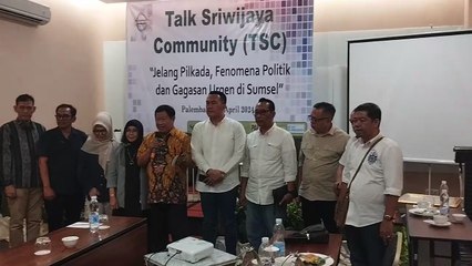 Susno Duadji bicara Pilkada Sumsel di Talk Sriwijaya Community(TSC)