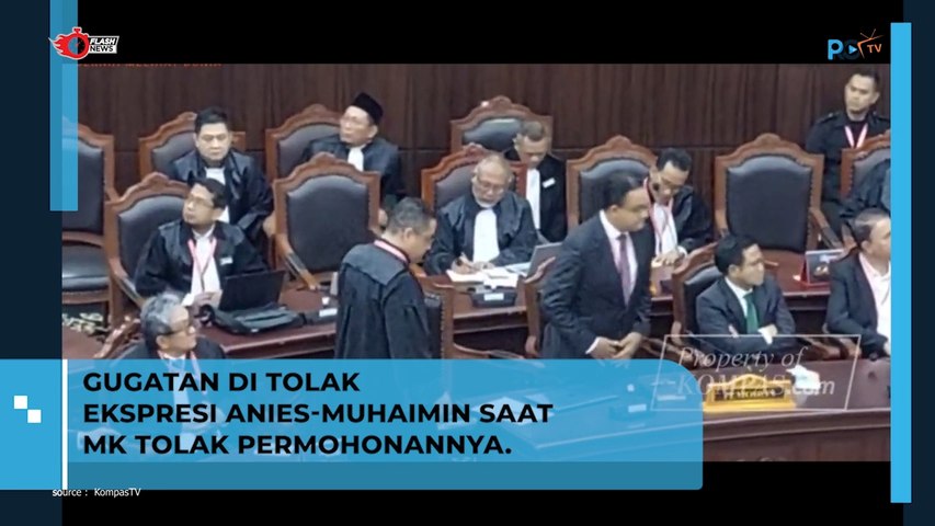 Ekspresi Anies Saat MK Tolak Permohonannya