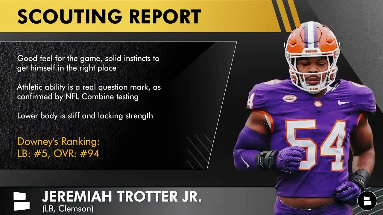 Jeremiah Trotter Jr YES! Philadelphia Eagles Select LB Jeremiah Trotter Jr. & WR Ainias Smith In Round 5 of NFL Draft