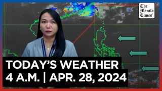 Today's Weather, 4 A.M. | Apr. 28, 2024