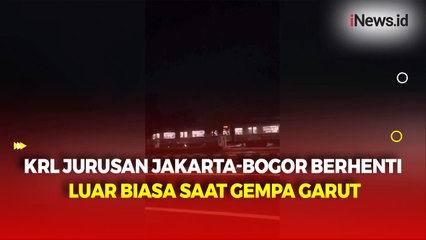 Gempa M 6,5 Guncang Garut, KRL Jurusan Jakarta-Bogor Lakukan Berhenti Luar Biasa