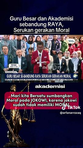 Gerakan Moral Para Akademisi