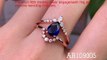 2 piece 925 engagement ring set dark blue diamond rose gold womens wedding rings newshe wedding ring sets PRODUCTS