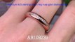 5A CZ rose gold wedding rings for women 925 sterling silver gold plated rings rose gold wedding band PRODUCTS